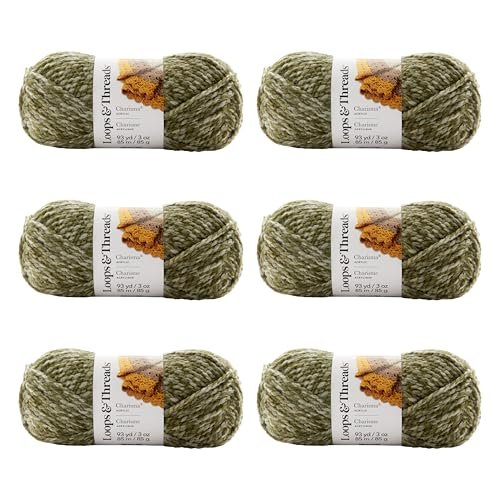 Heathered Tweed Yarn Guide: Loops and Threads Premium Collection